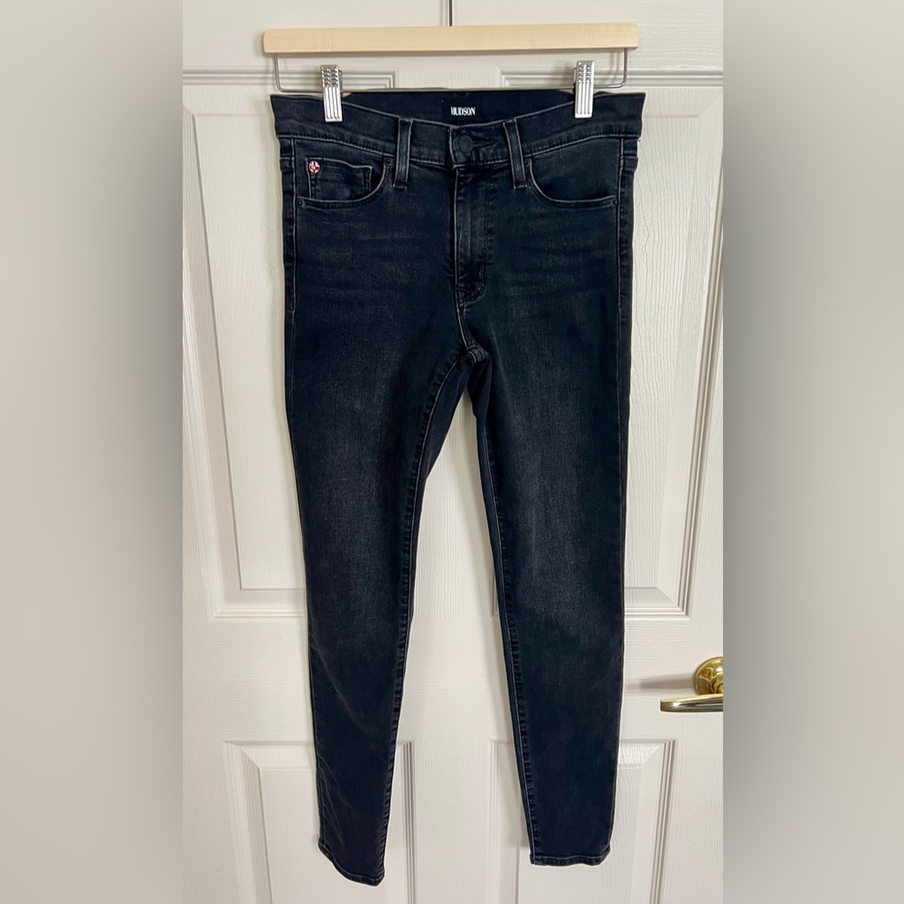 HUDSON Nico Mid-Rise Super Skinny Ankle Jeans